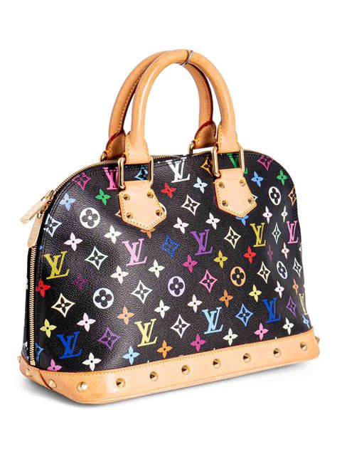 louis vuitton monogram studded alma bag